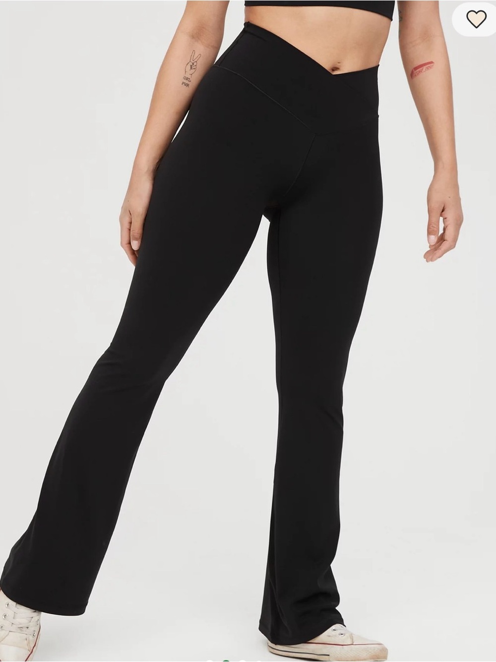Aerie Crossover Flare Leggings
